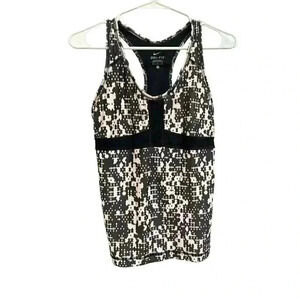 Nike Dri Fit Racerback Tank Top Built in Bra athletic work out  Size M, EUC